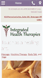 Mobile Screenshot of integratedhealththerapies.net